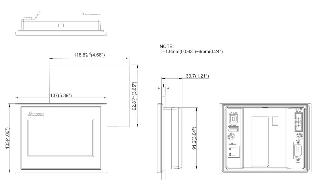 臺達觸摸屏 DOP-103BQ 